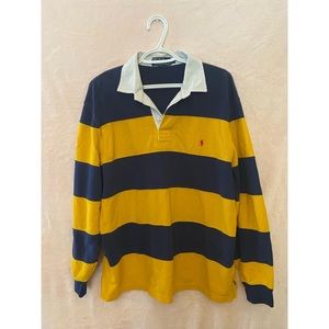 POLO RALPH LAUREN Striped Rugby Long Sleeve Shirt